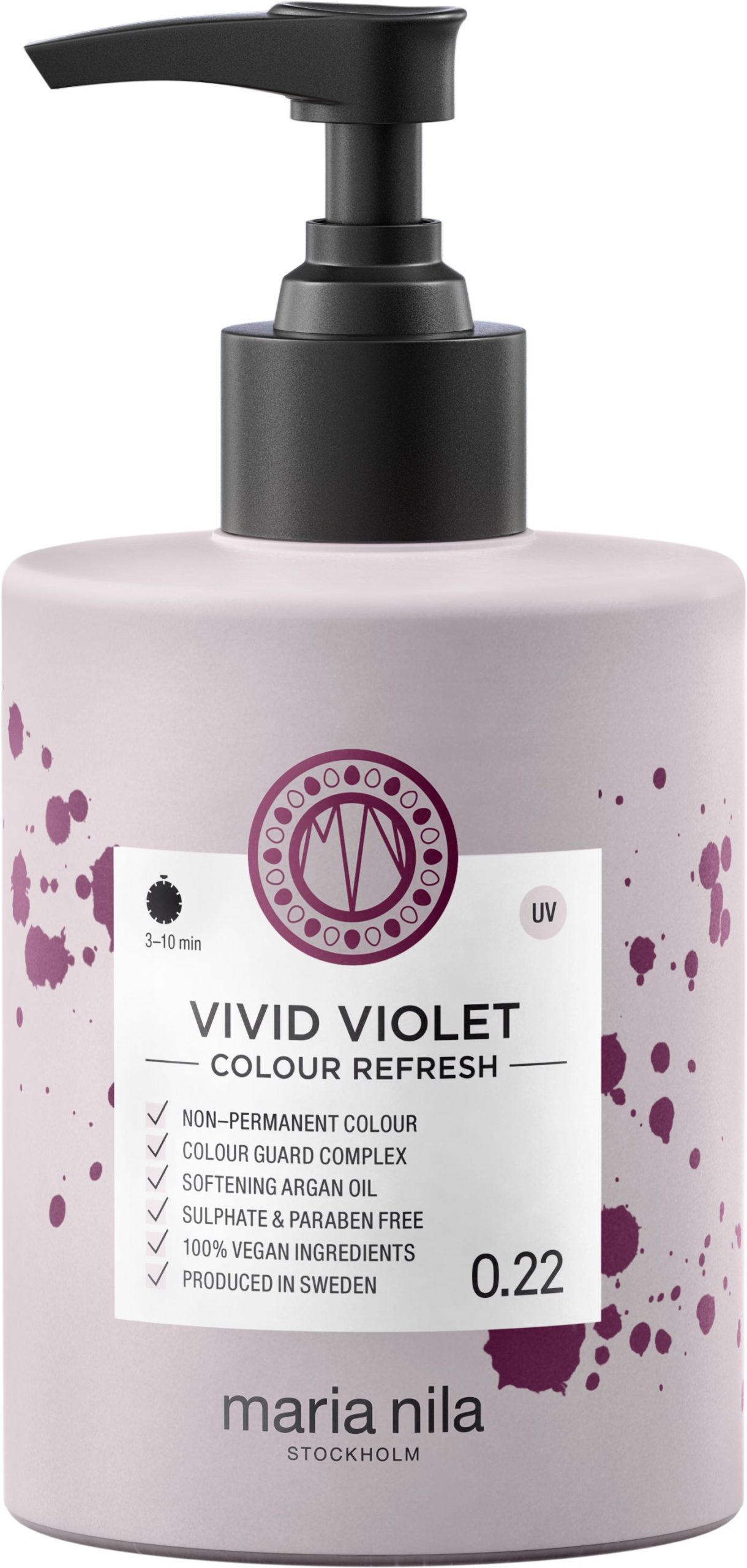Természetes hajfesték MARIA NILA Colour Refresh Vivid Violet 0.22 (300ml)