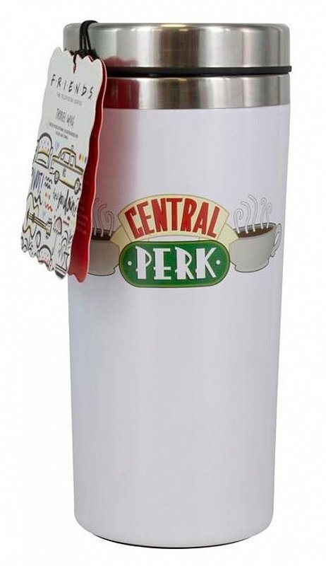 Thermo bögre Barátok - Central Perk - rozsdamentes acél utazóbögre