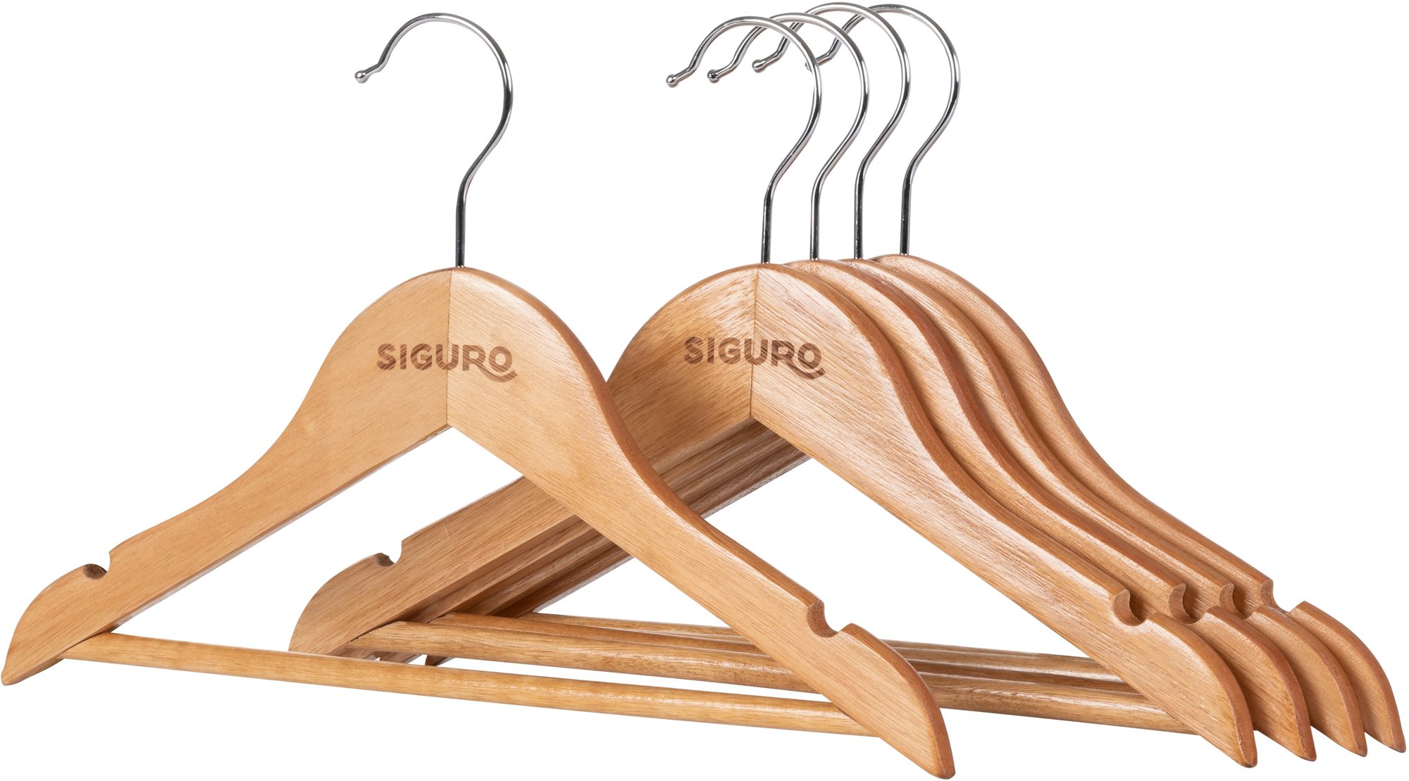 Vállfa Siguro Kids Essentials fából készült