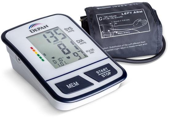 Vérnyomásmérő DEPAN automatikus vérnyomásmérő karra adapterrel
