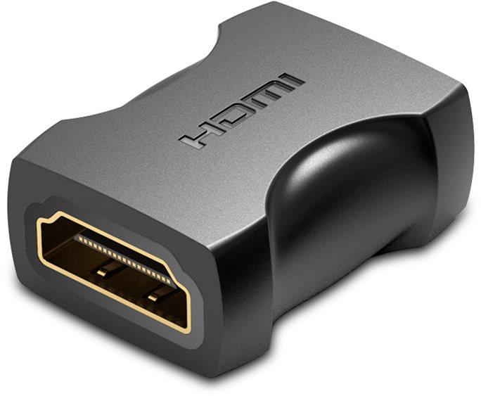 Vezeték összekötők Vention HDMI Female to Female Coupler Adapter Black 2 Pack