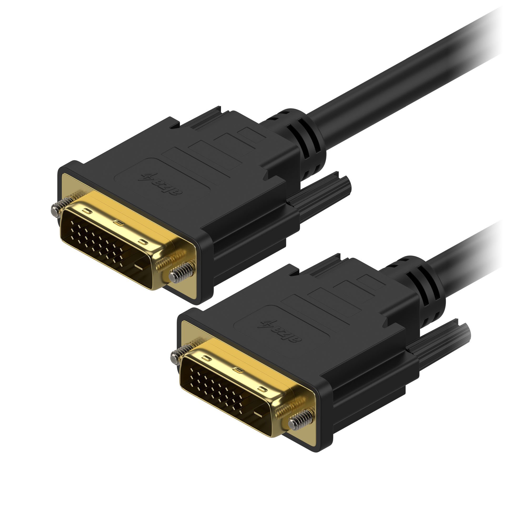 Videokábel AlzaPower DVI-D - DVI-D Dual Link összekötő kábel