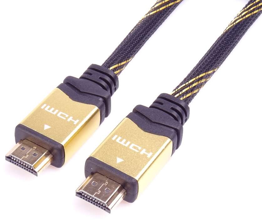 Videokábel PremiumCord HDMI 2.0 nagy sebességű + Ethernet HQ kábel