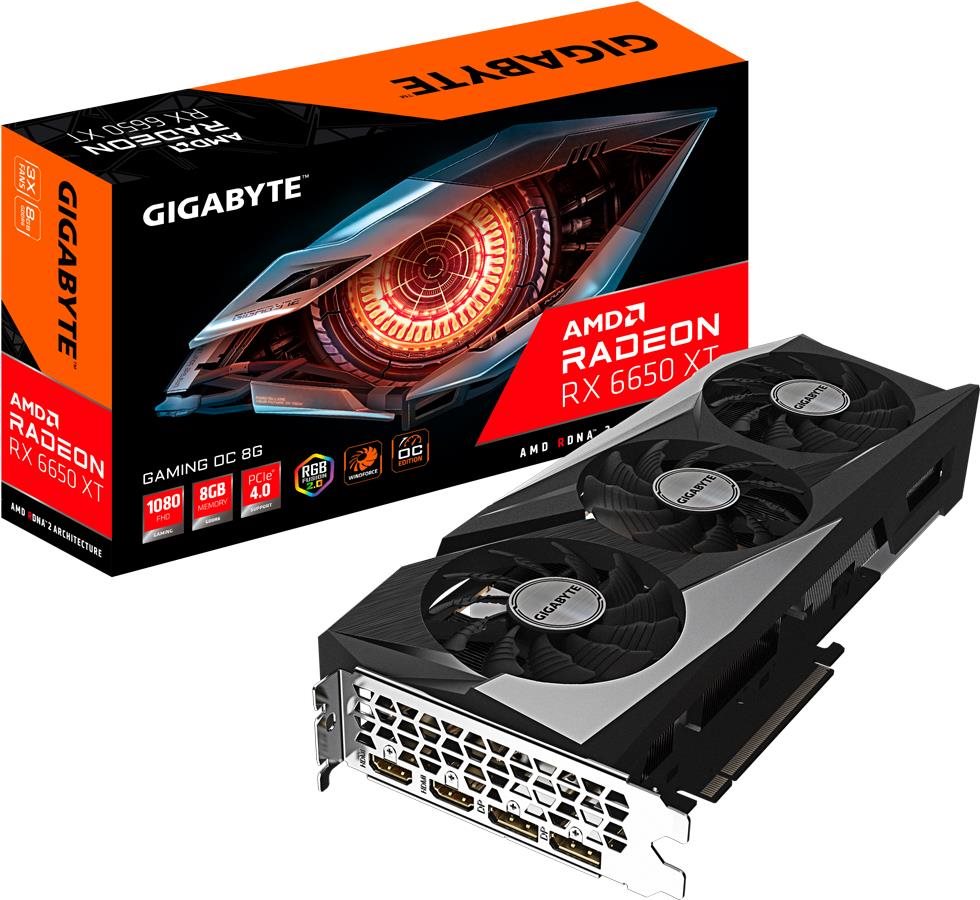 Videókártya GIGABYTE Radeon RX 6650 XT GAMING OC 8G