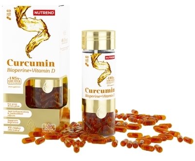 Vitamin Nutrend Curcumin + Bioperine + Vitamin D