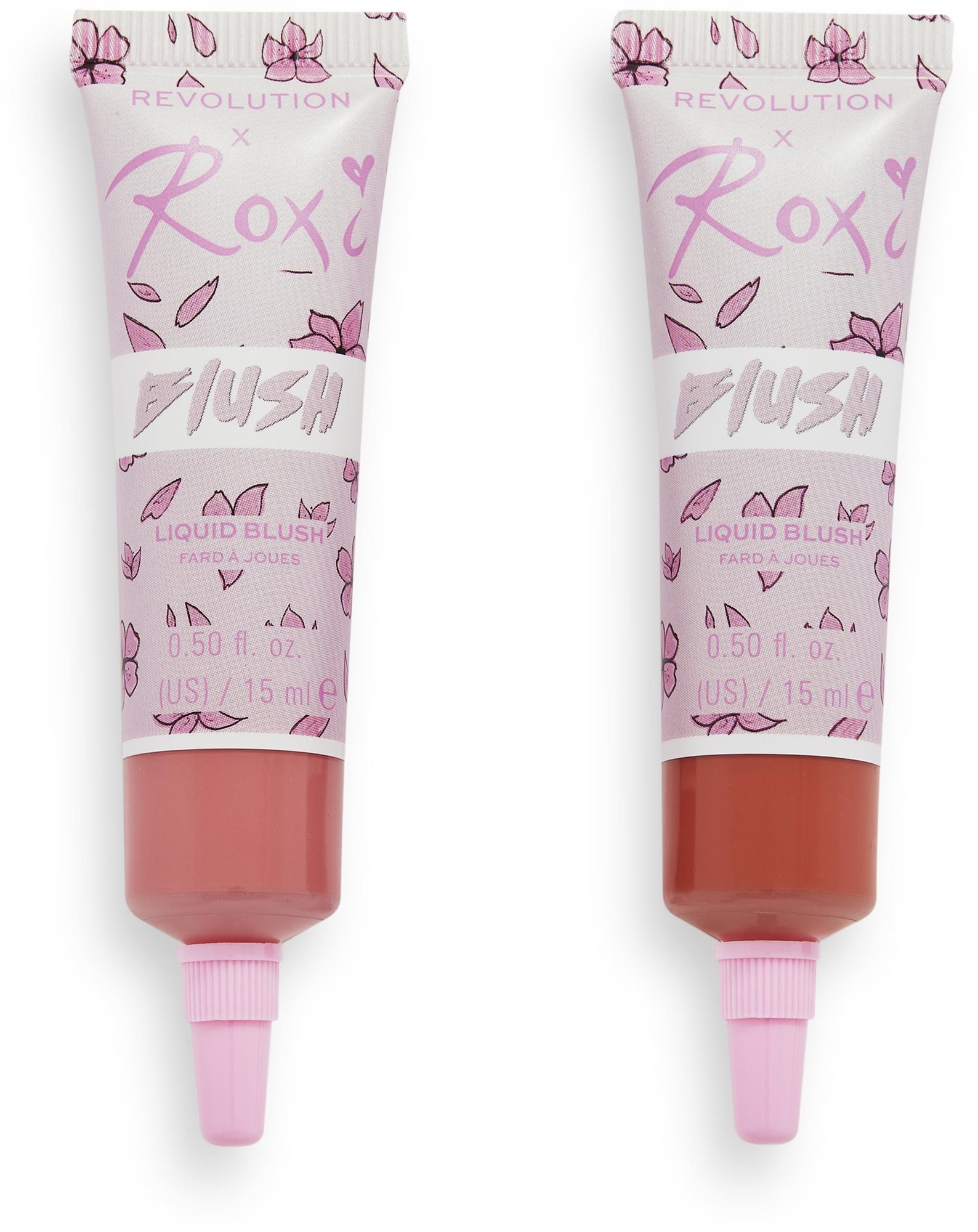 Arcpirosító REVOLUTION X Roxi Cherry Blossom Liquid Blush Duo 2 × 15 ml