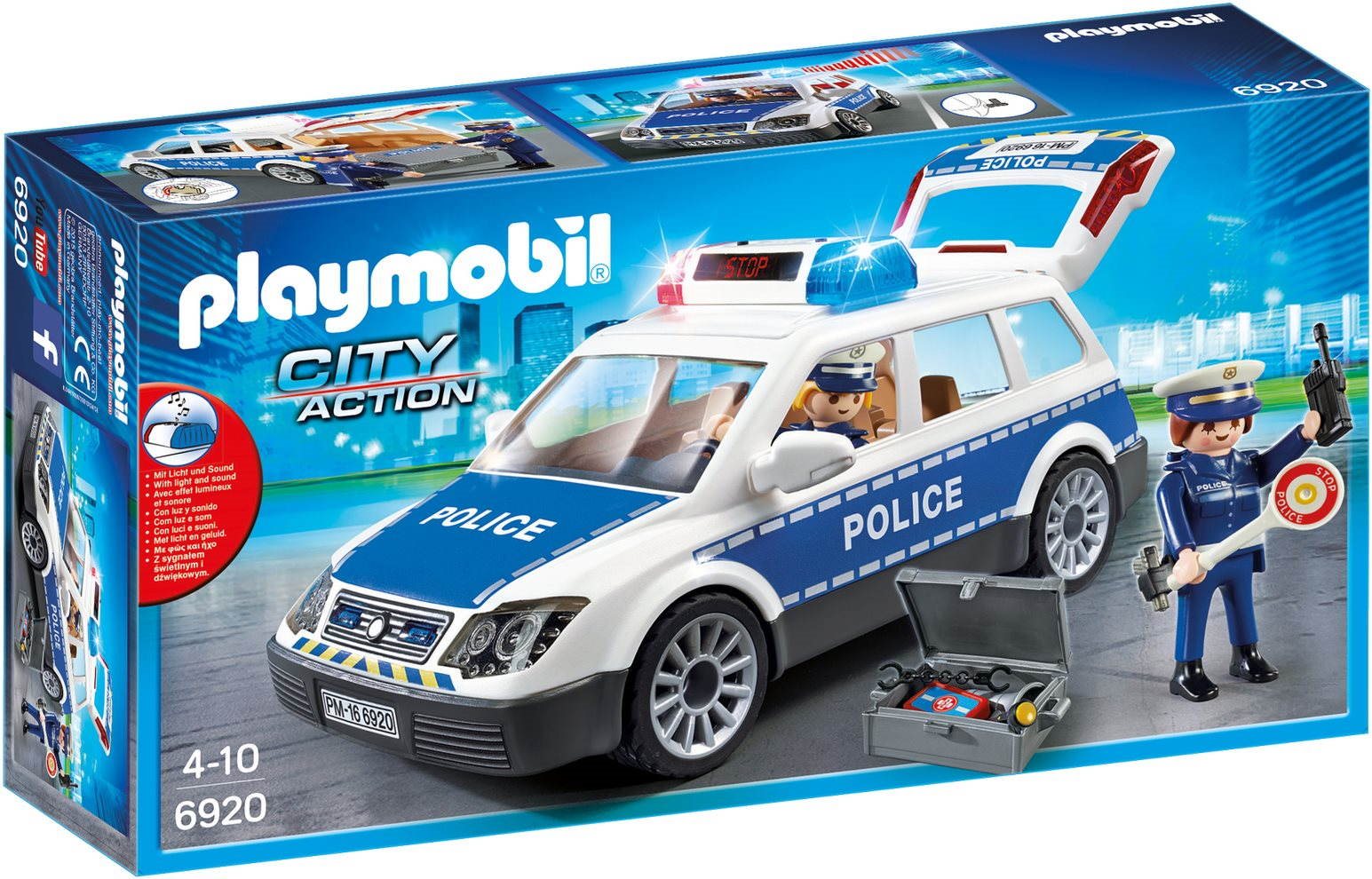 Építőjáték Playmobil 6920 Szolgálati rendőrautó