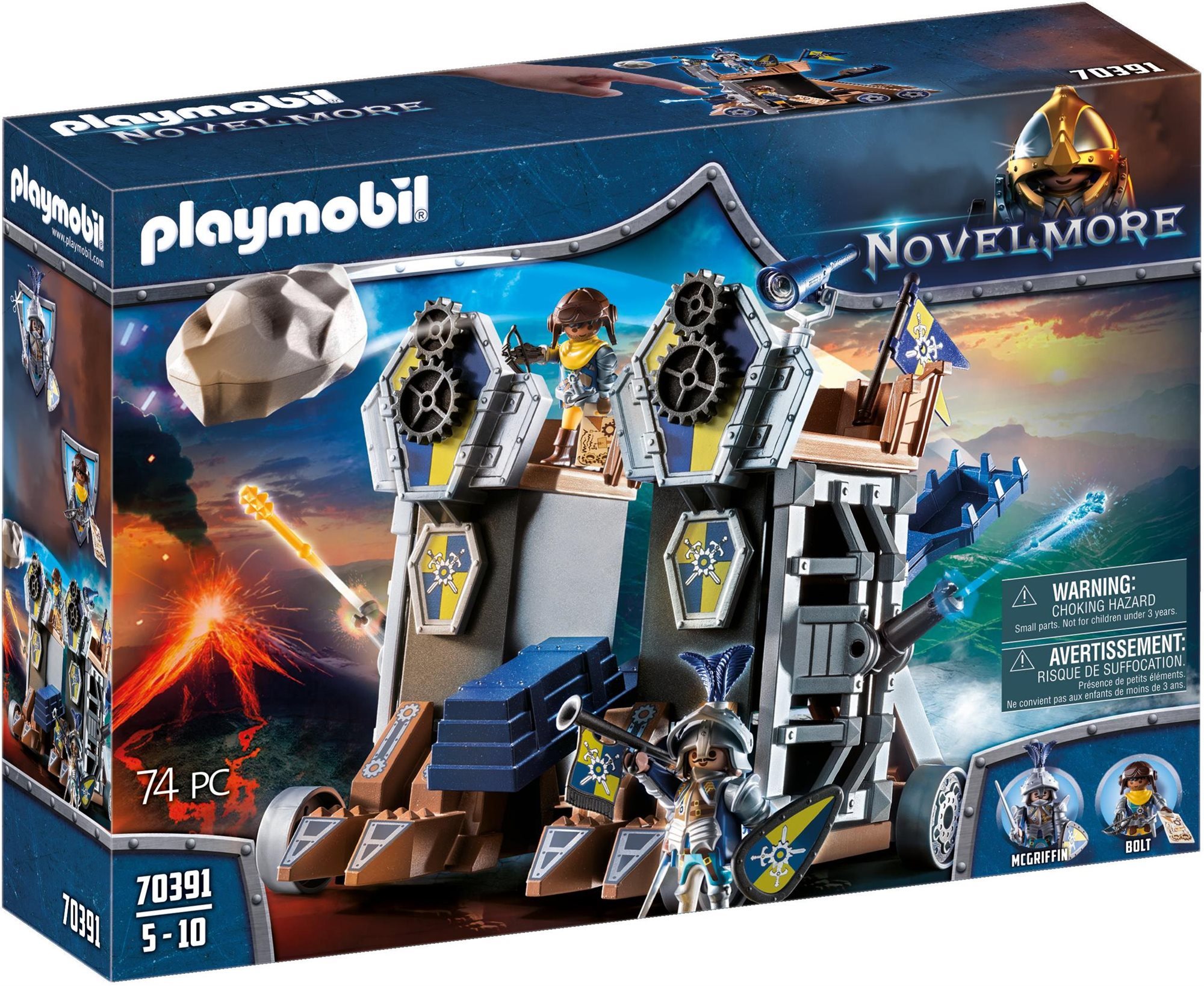Építőjáték Playmobil 70391 Novelmore mobil erőd