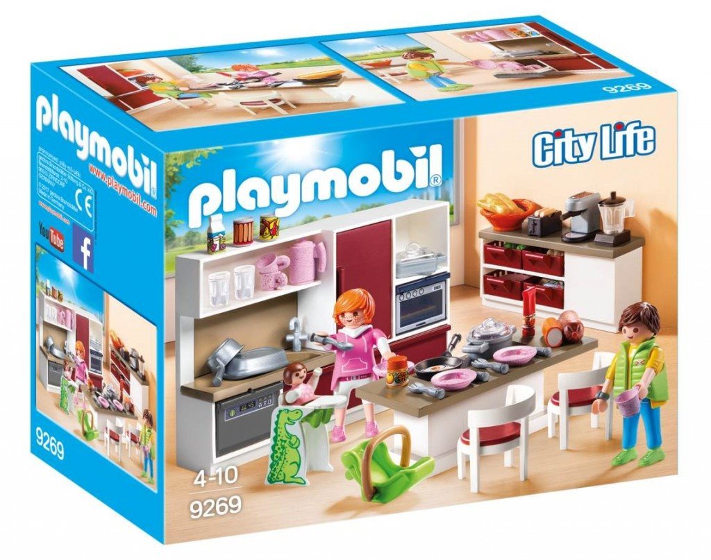 Építőjáték Playmobil 9269 Nagy családi konyha
