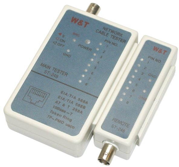 Eszköz Cable Tester ST-248 az UTP / STP - RJ45 hálózatokhoz