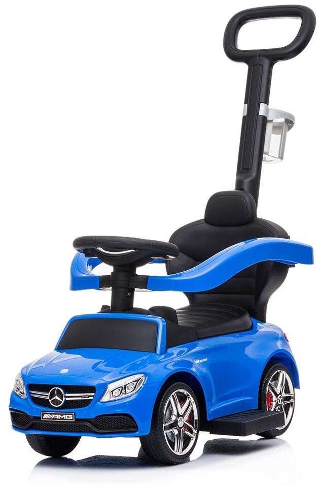 Futóbicikli BABY MIX Futóbicikli tolókarral Mercedes-Benz AMG C63 Coupe kék