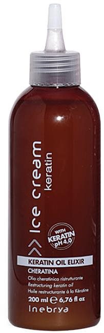 Hajolaj INEBRYA Keratin Oil Elixir 200 ml