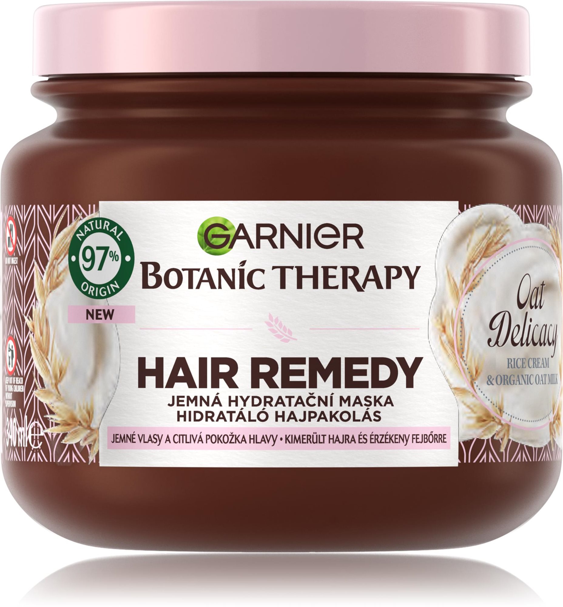 Hajpakolás GARNIER Botanic Therapy Hair Remedy Oat Delicacy 340 ml