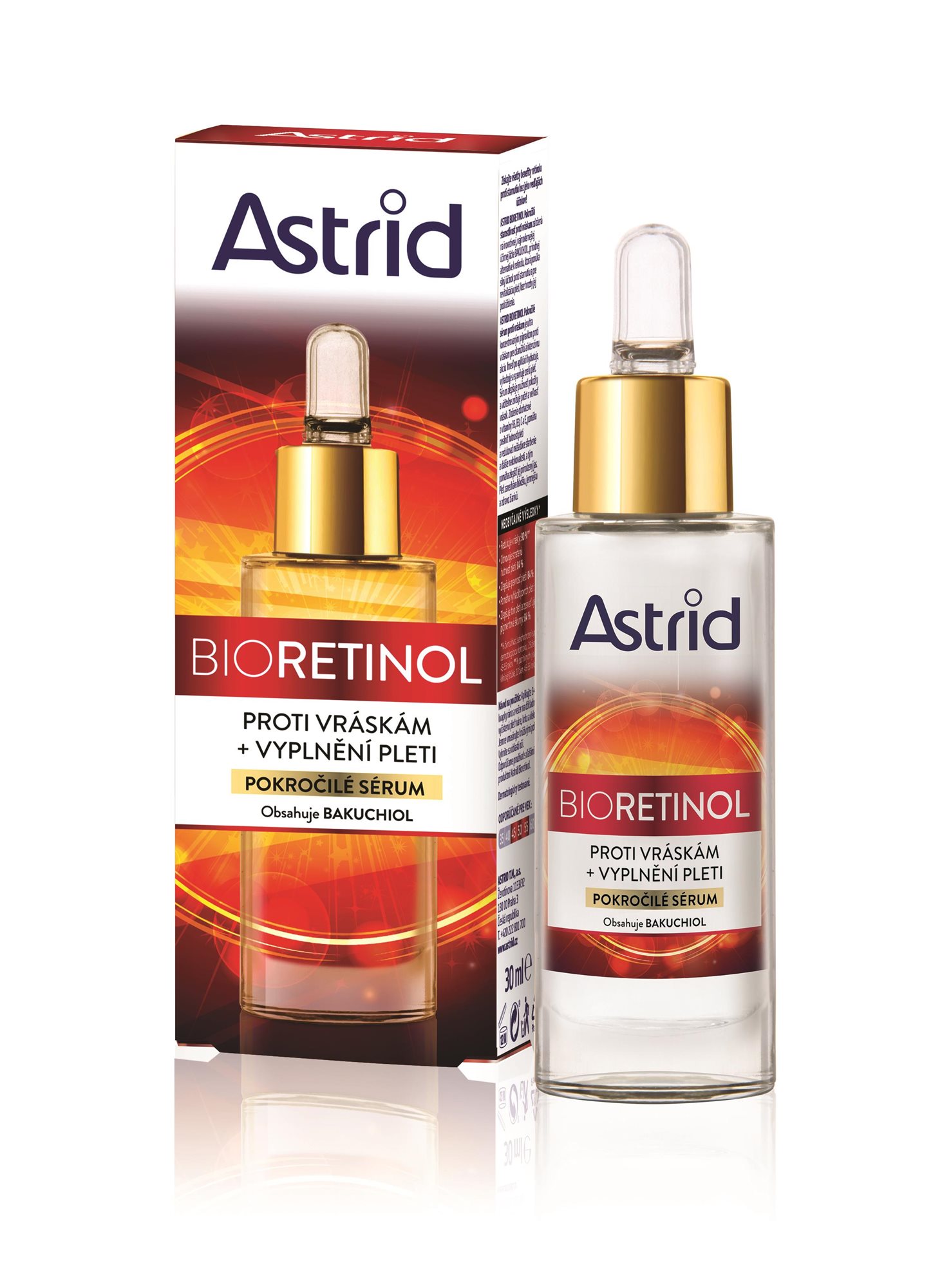Hidratáló arckrém ASTRID Bioretinol Fejlett ránctalanító szérum 30 ml