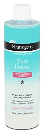 Micellás víz NEUTROGENA Skin Detox micellás víz 3az1ben 400 ml