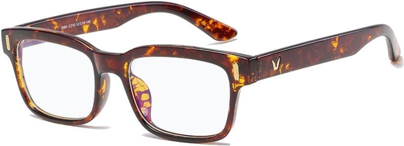 Monitor szemüveg VeyRey kék fényt blokkoló szemüveg négyzet Fredrikah Brown