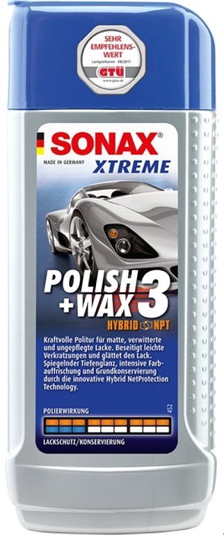 Polírozó folyadék SONAX Xtreme Polish & Wax 3 - 500ml