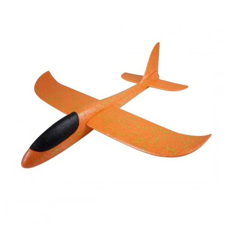 Repülő játék FOXGLIDER gyermek dobógép - sárkány narancssárga 48cm