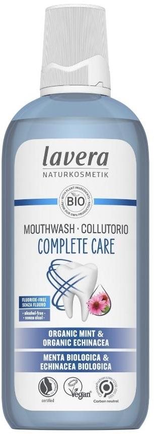 Szájvíz LAVERA Complete Care Organic Mint & Echinacea fluorid nélkül 400 ml