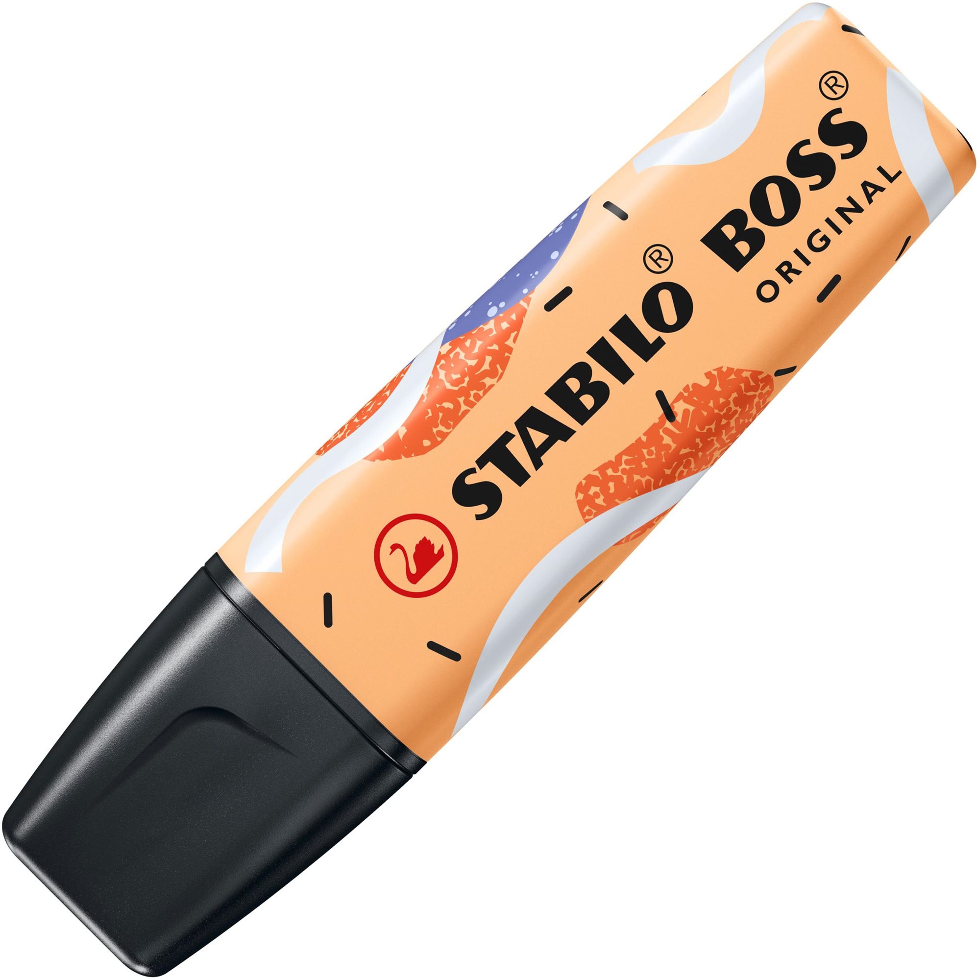 Szövegkiemelő STABILO BOSS ORIGINAL Pastel by Ju Schnee - 1 db - narancssárga