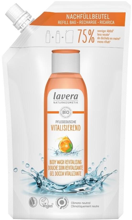 Tusfürdő LAVERA Revitalizáló tusfürdő narancs-menta illattal 500 ml - utántöltő