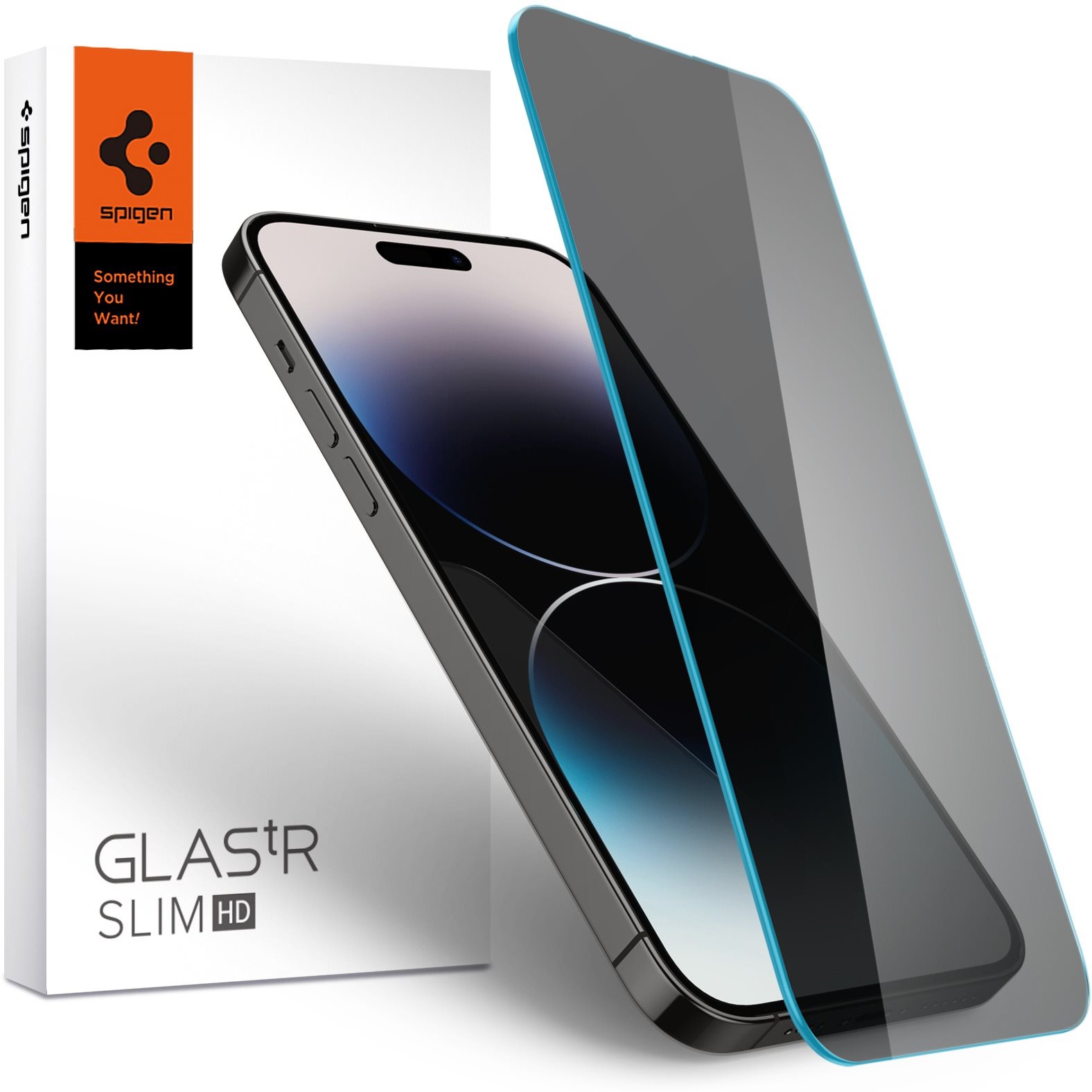 Üvegfólia Spigen tR Slim HD Anti Glare/Privacy 1 Pack iPhone 14 Pro Max