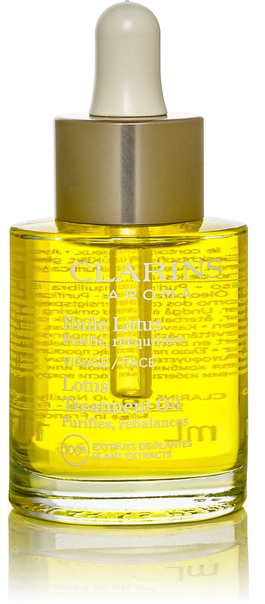 Arcápoló olaj CLARINS Lotus Face Treatment Oil 30 ml