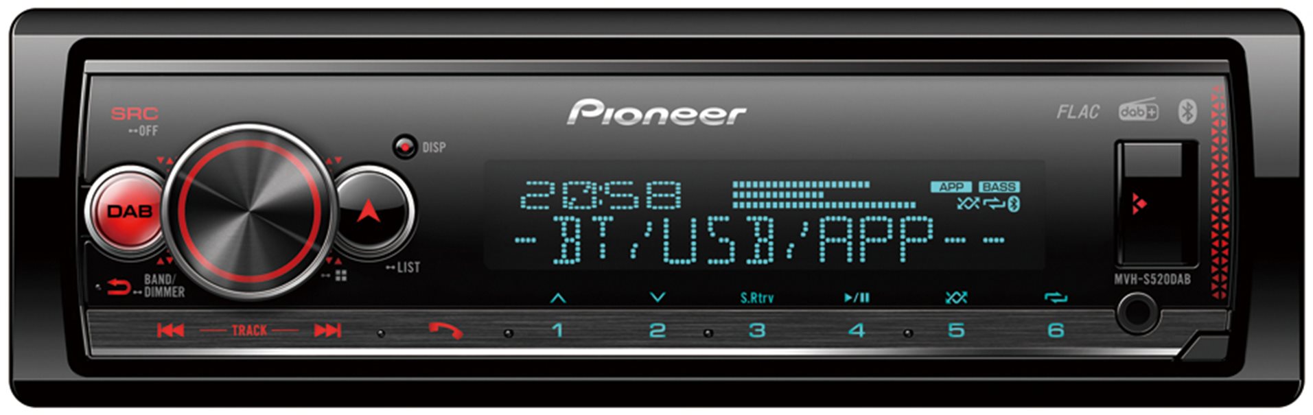 Autórádió Pioneer MVH-S520DAB