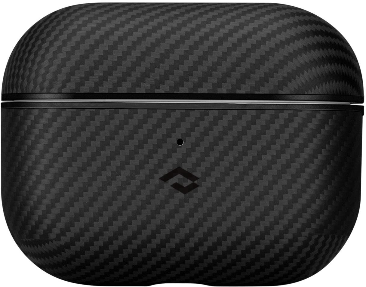 Fülhallgató tok Pitaka MagEZ Case Black Grey Airpods Pro