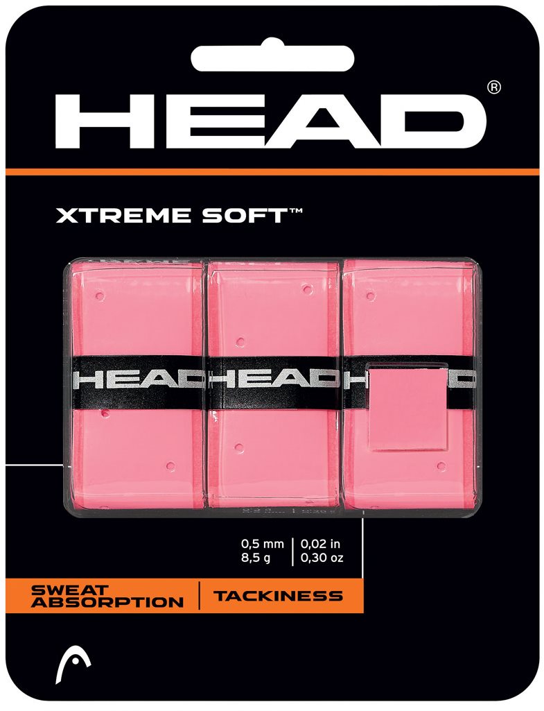 Grip ütőhöz Head Xtreme Soft 3 db pink