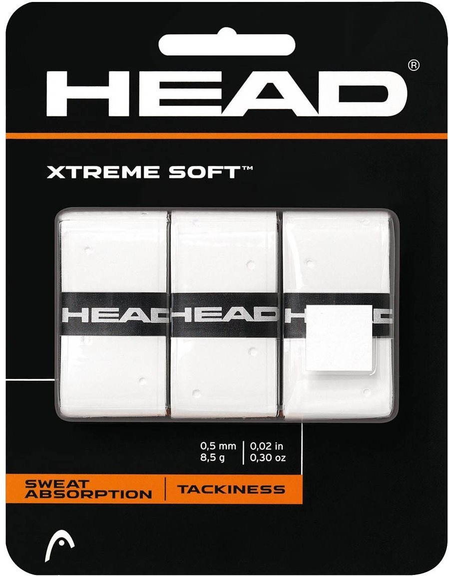 Grip ütőhöz Head Xtreme Soft 3 db white