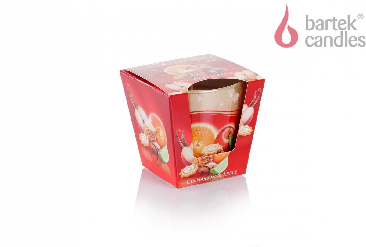Gyertya BARTEK CANDLES Cinnamon Apple/Orange (motívumkeverék) 115 g