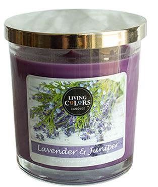 Gyertya CANDLE LITE Living Colors Lavender Juniper 141 g