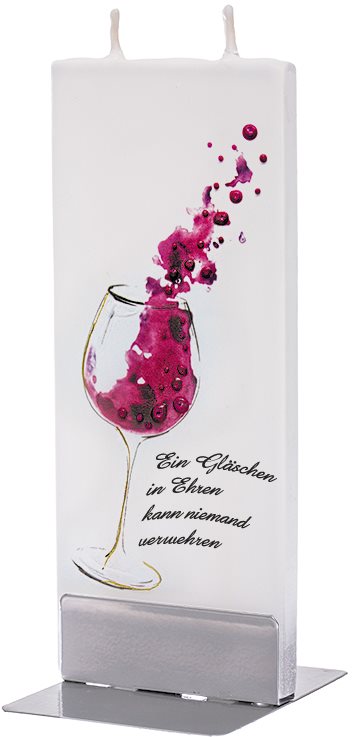 Gyertya FLATYZ Glass of wine 80 g