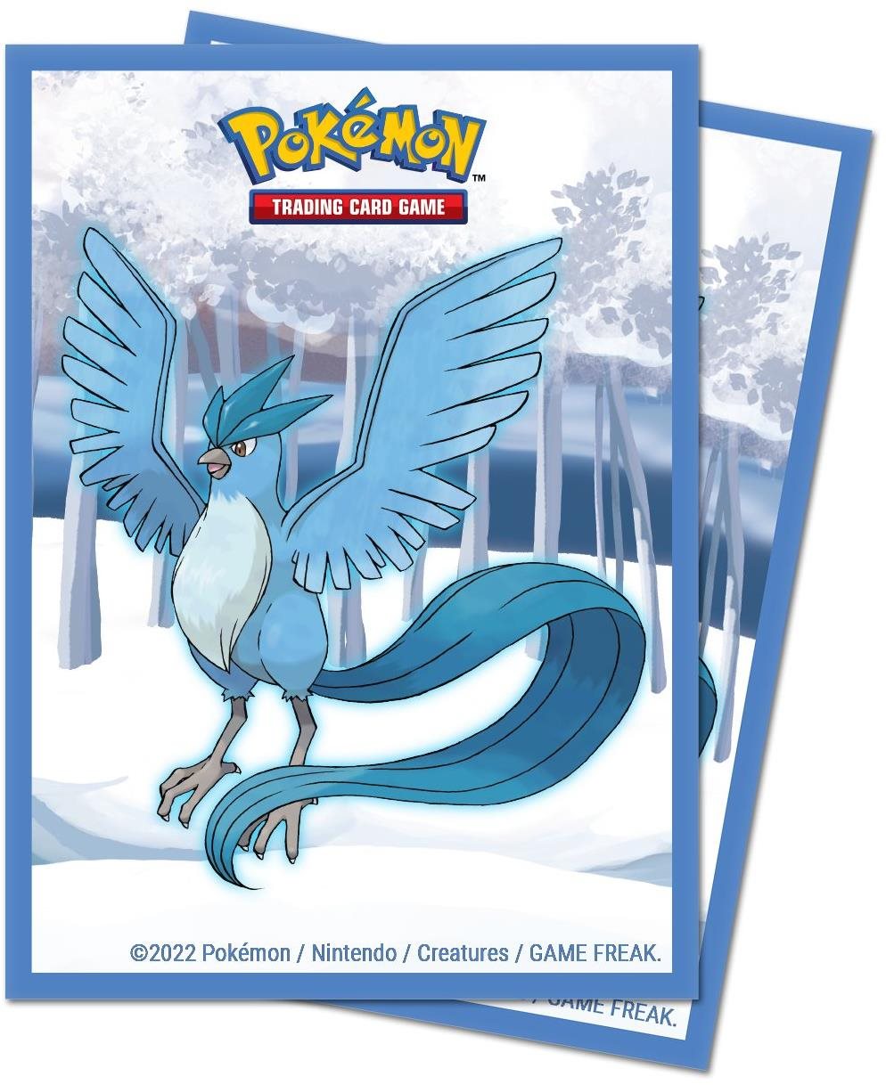Gyűjtőalbum Pokémon UP: GS Frosted Forest - paklivédő kártyaburkolatok 65db