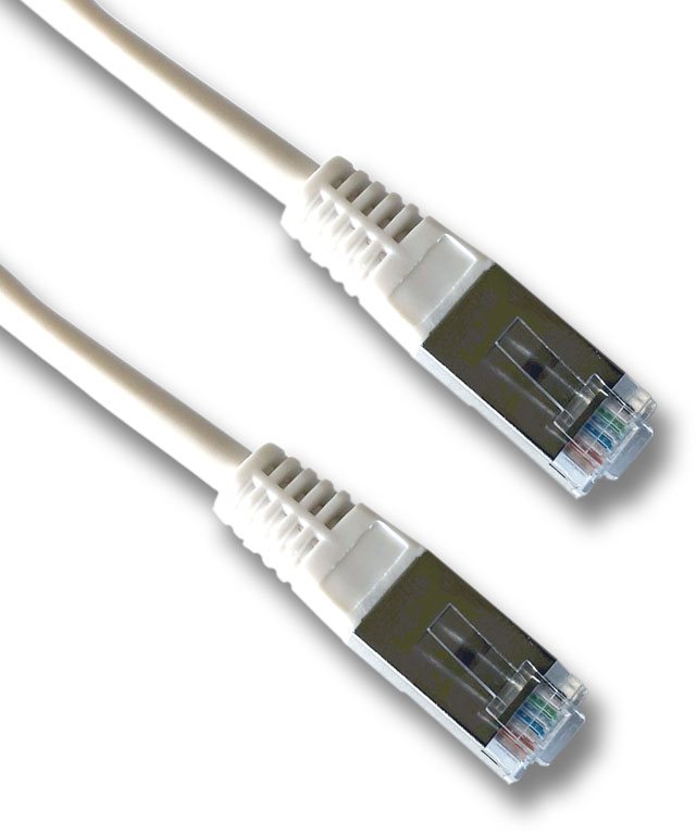 Hálózati kábel Datacom Patch kábel FTP CAT5E 1m fehér