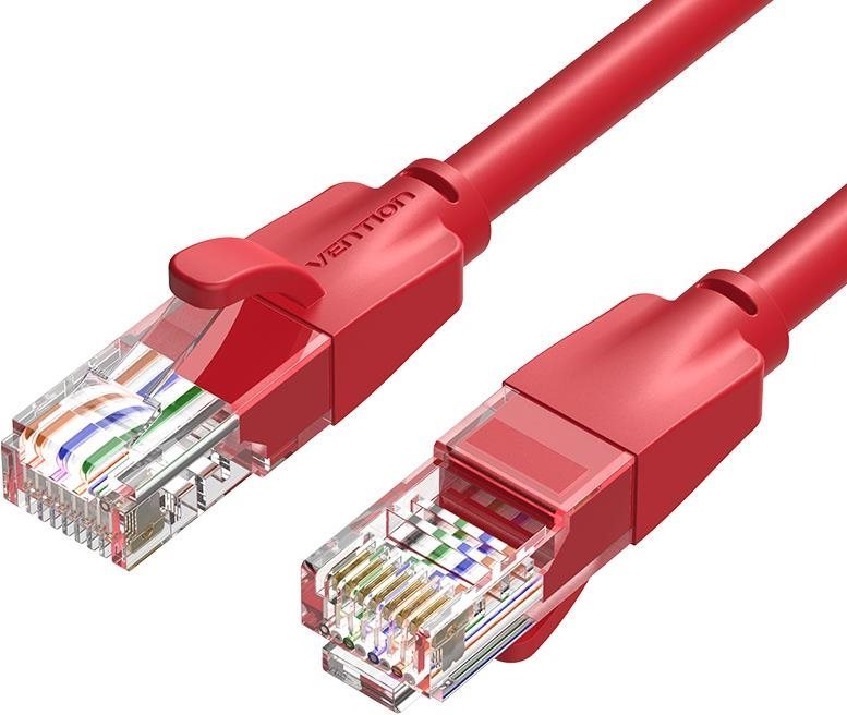 Hálózati kábel Vention Cat.6 UTP Patch Cable 1m Red