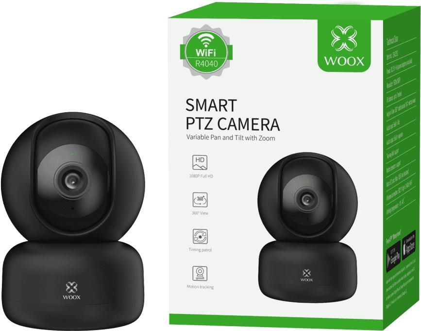 IP kamera WOOX R4040-Black PTZ Indoor HD Camera 360°