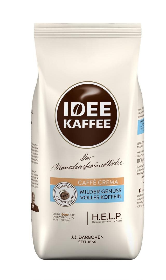 Kávé IDEE KAFFEE Classic Café Crema szemes kávé 1000g