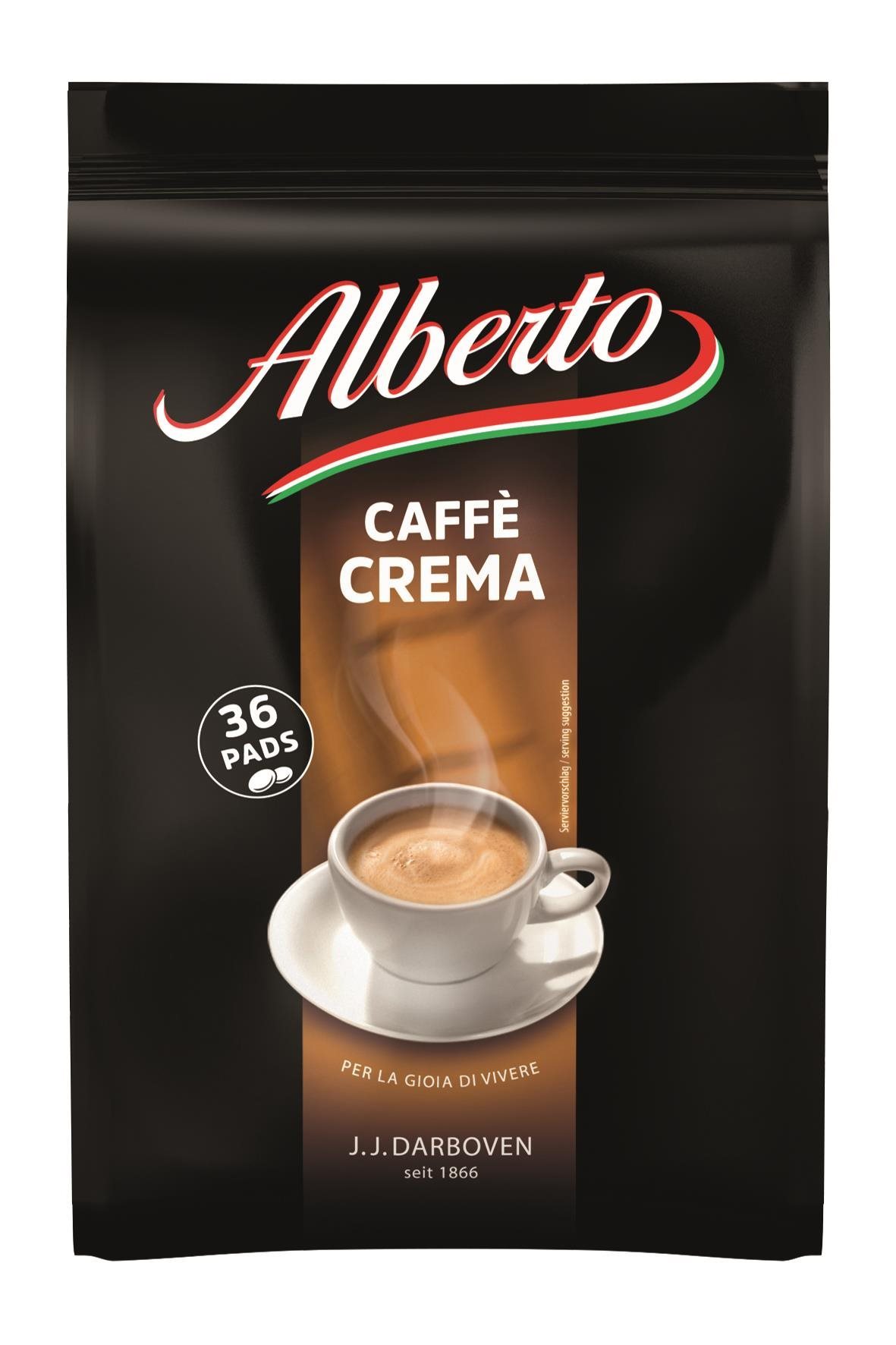 Kávékapszula ALBERTO Caffe Crema Pads 36x7g