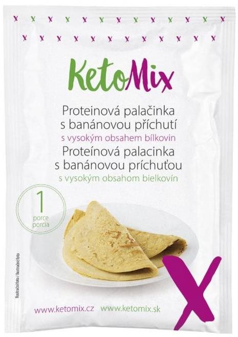 Ketogén diéta KetoMix Protein palacsinta banán ízesítéssel (10 adag)