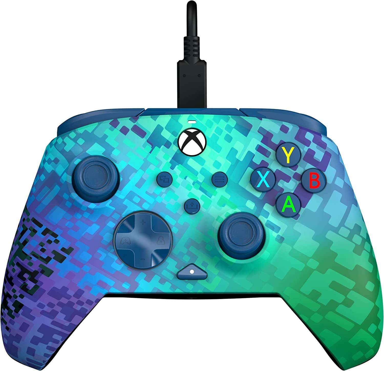 Kontroller PDP REMATCH Wired Controller - Glitch Green - Xbox