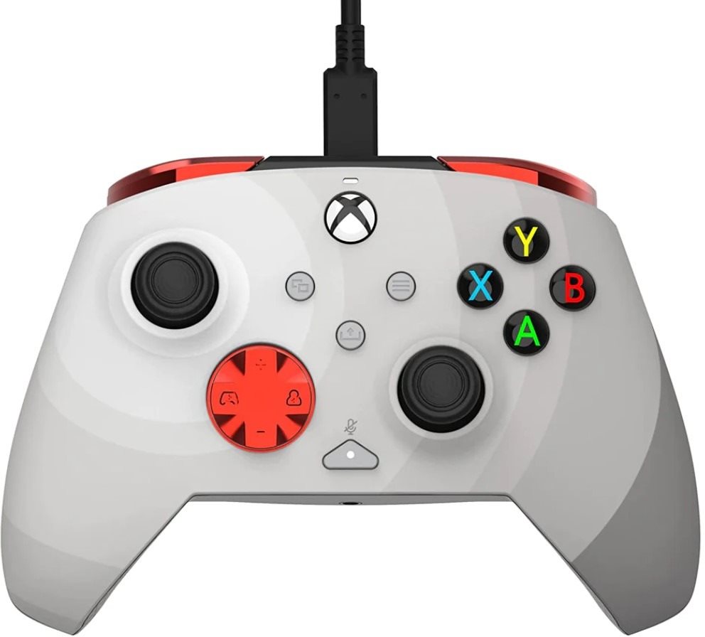 Kontroller PDP REMATCH Wired Controller - Radial White - Xbox
