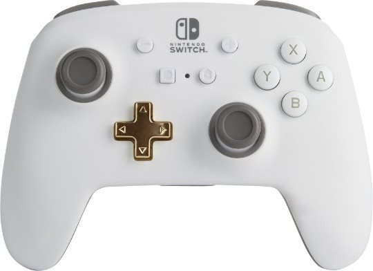 Kontroller PowerA Enhanced Wireless Controller - White - Nintendo Switch