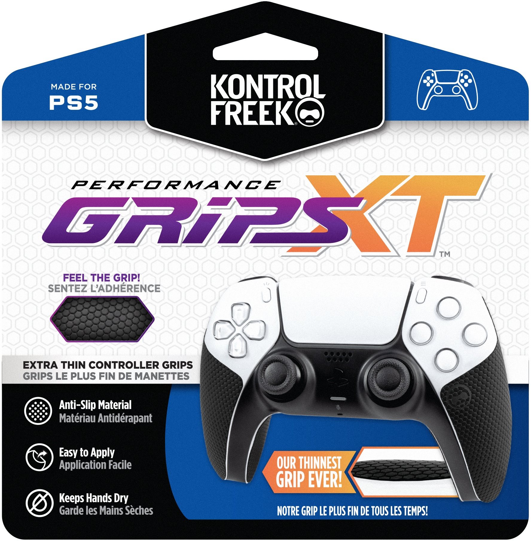 Kontroller grip Kontrolfreek Performance Grips XT (Black) - PS5