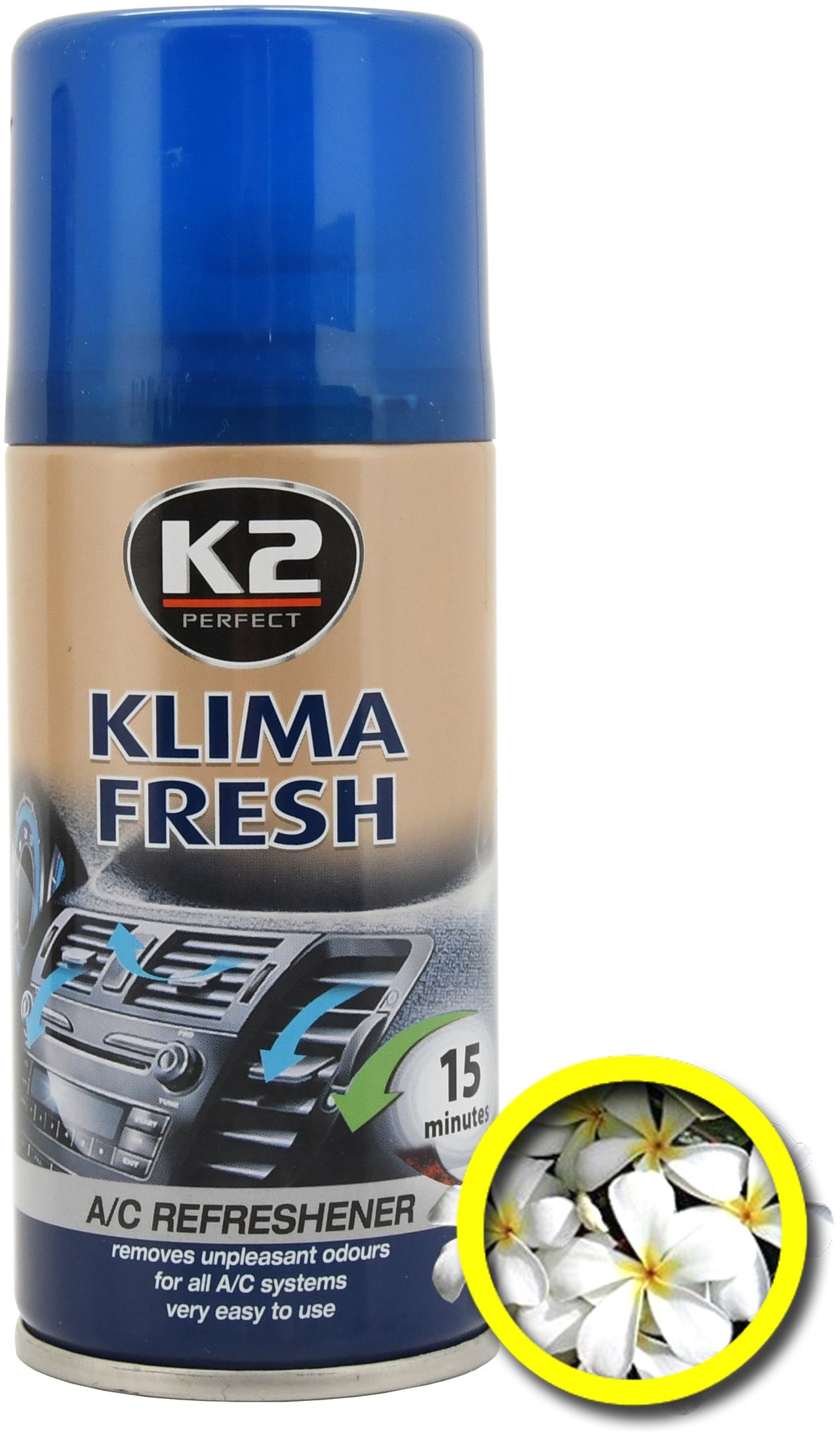 Légkondicionáló tisztító K2 KLIMA FRESH FLOWER 150 ml