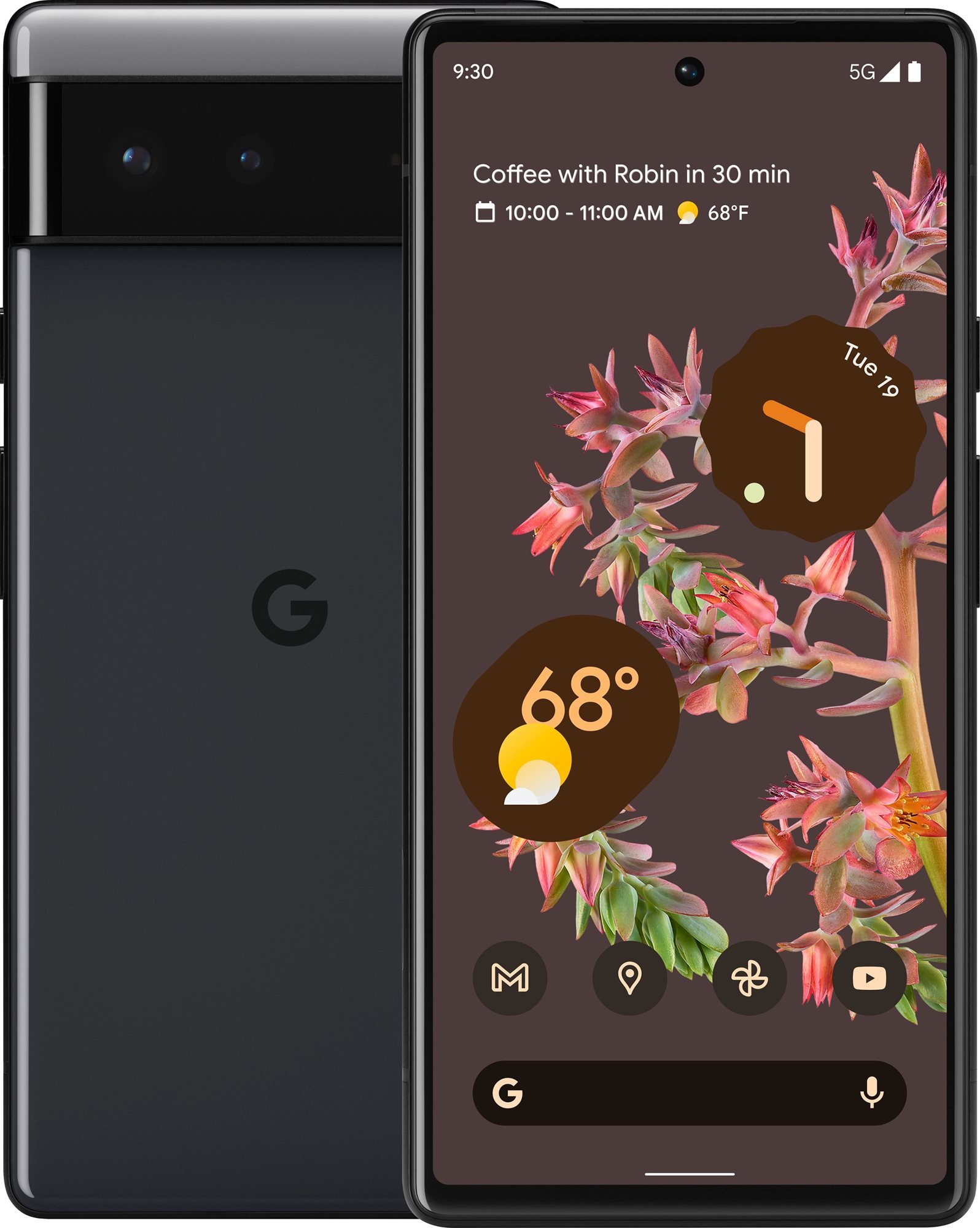 Mobiltelefon Google Pixel 6 5G 8GB/128GB fekete
