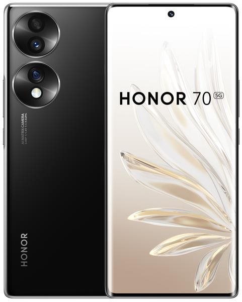 Mobiltelefon Honor 70 8 GB/128 GB fekete