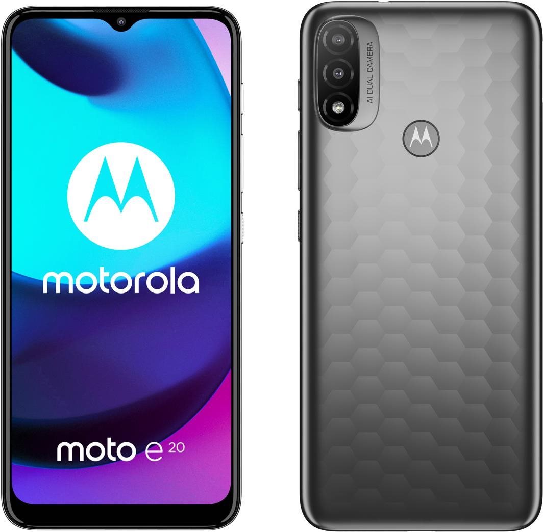 Mobiltelefon Motorola Moto E20 szürke