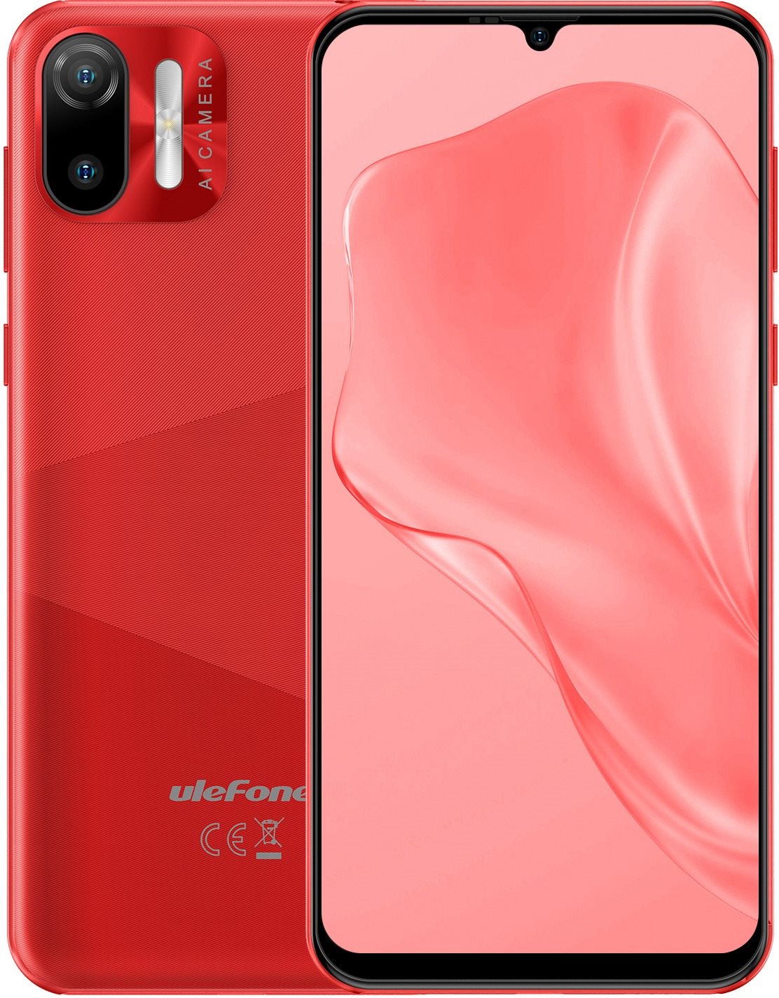 Mobiltelefon UleFone Note 6P piros